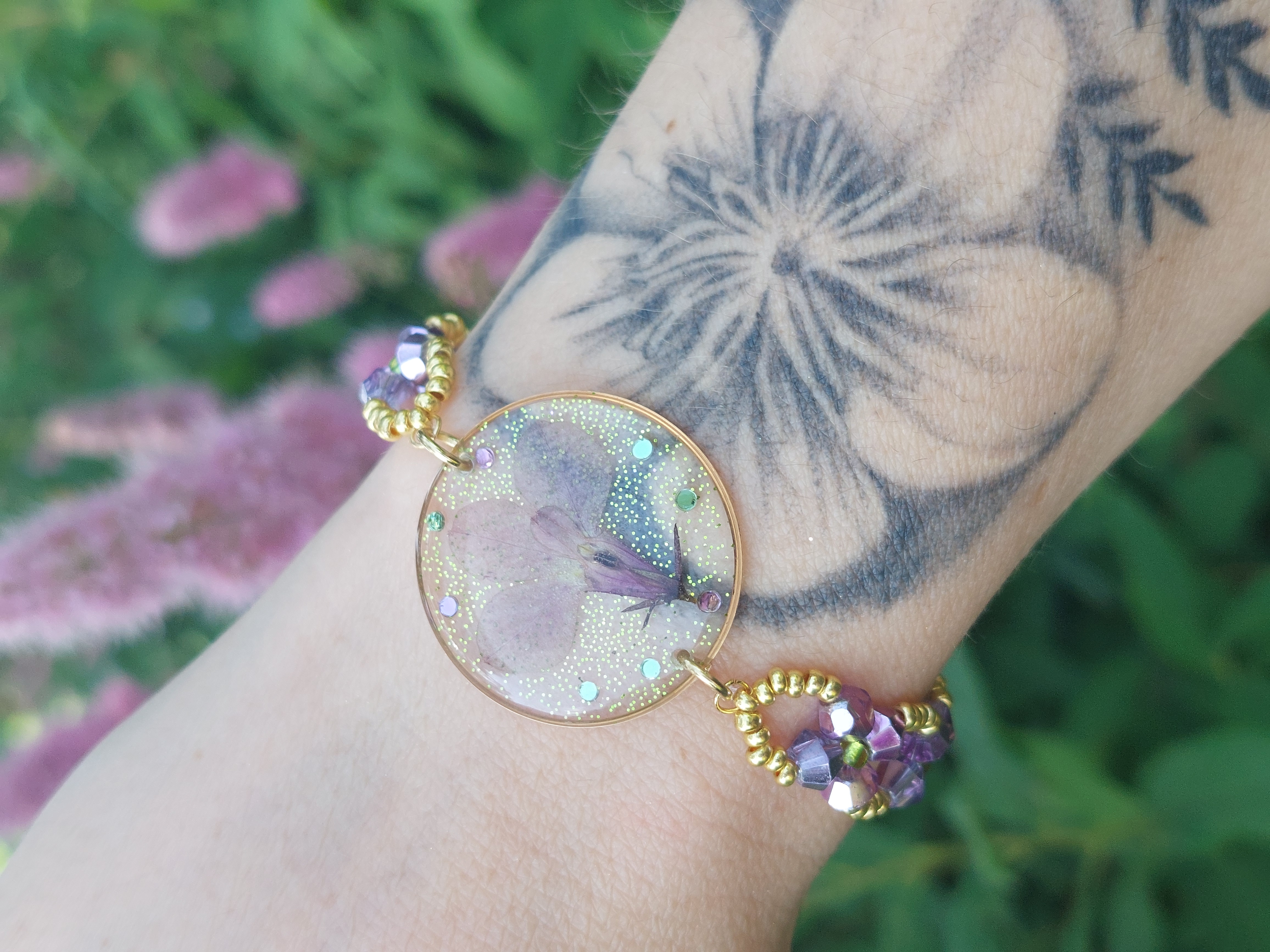 Bracelet "Cristal de Lobélia"