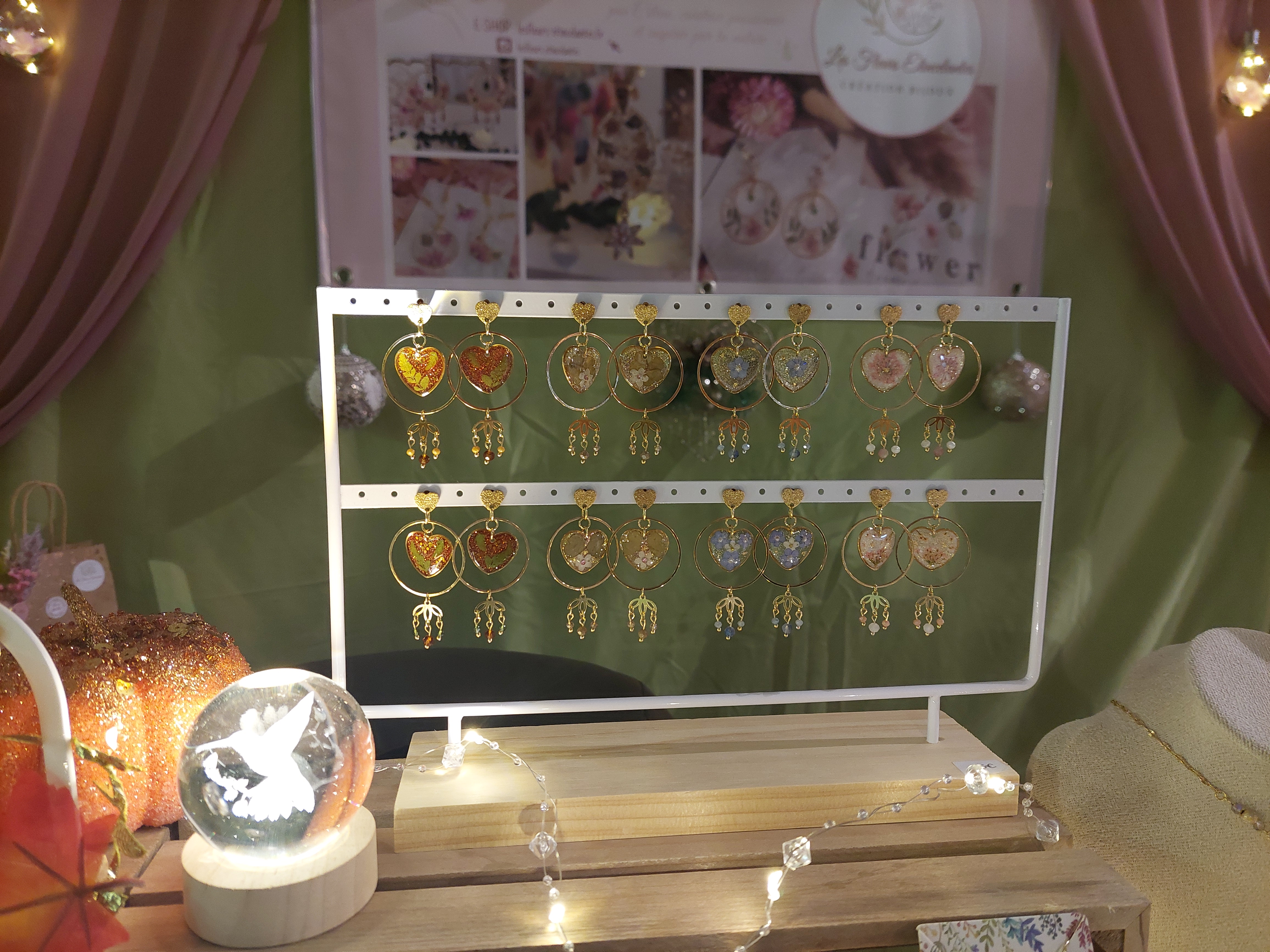 Boucles d'oreilles "Coeur à Coeur"