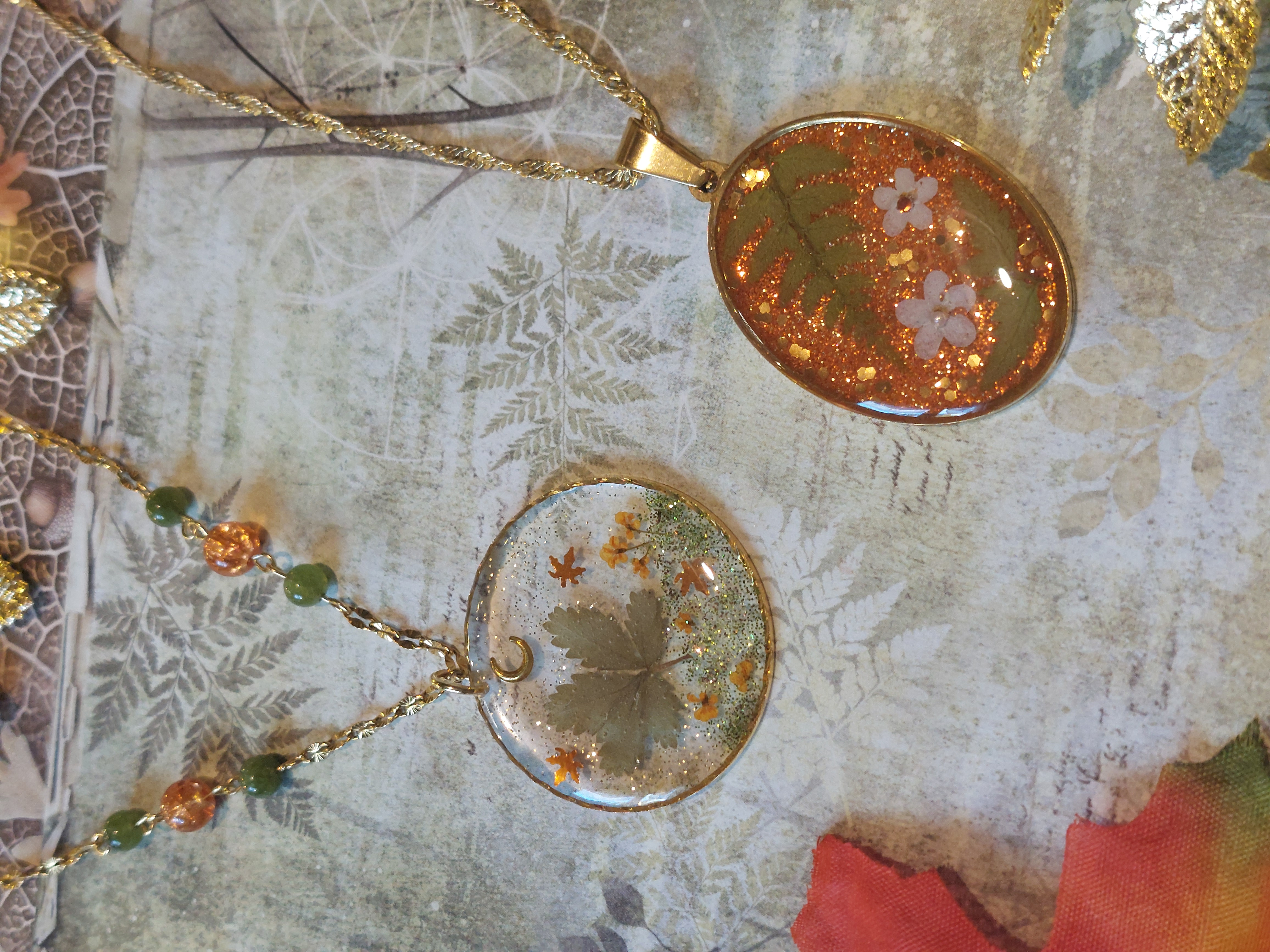 Collier Arbre d'Automne collection "Fall in Love"