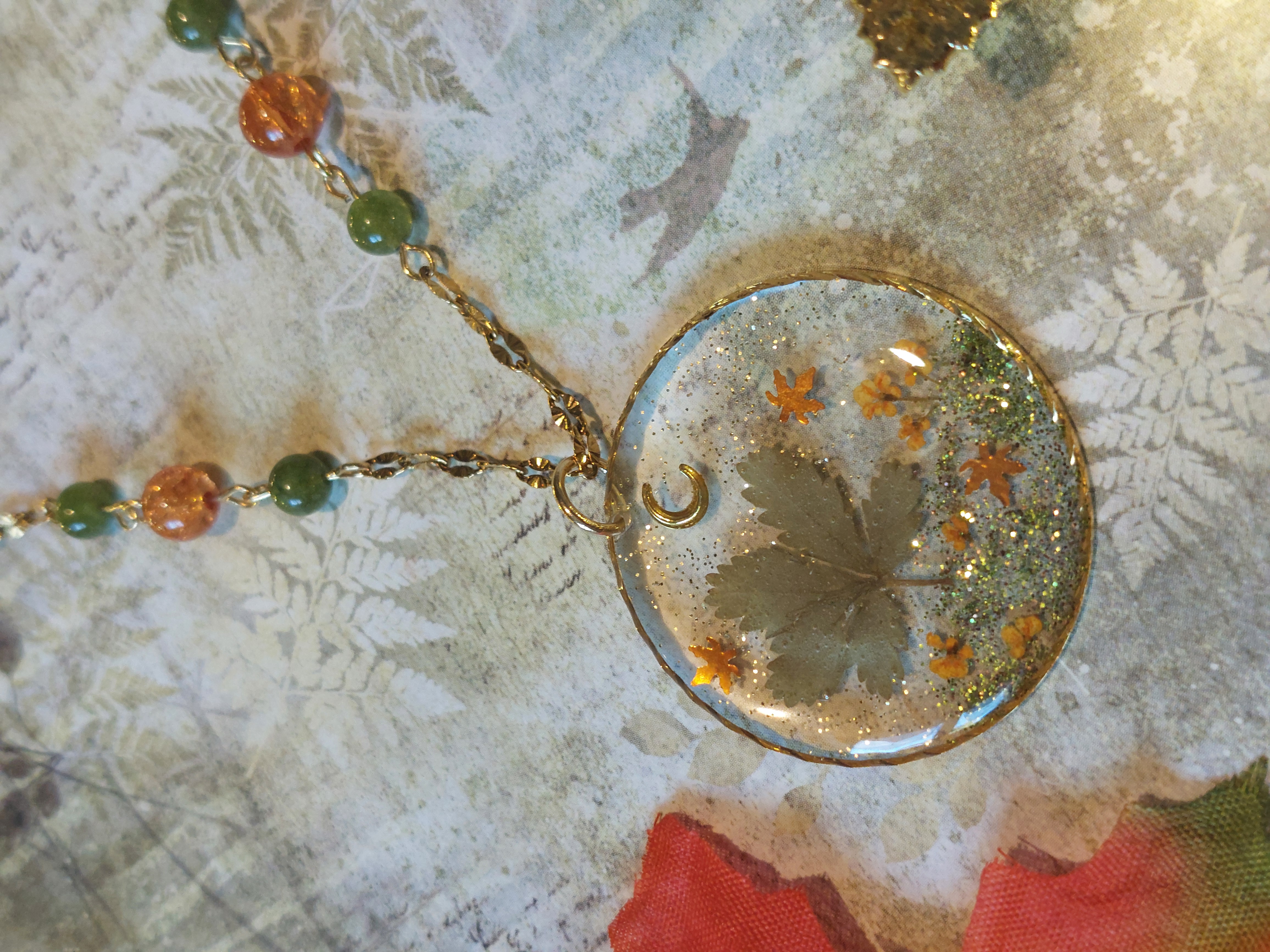 Collier Arbre d'Automne collection "Fall in Love"