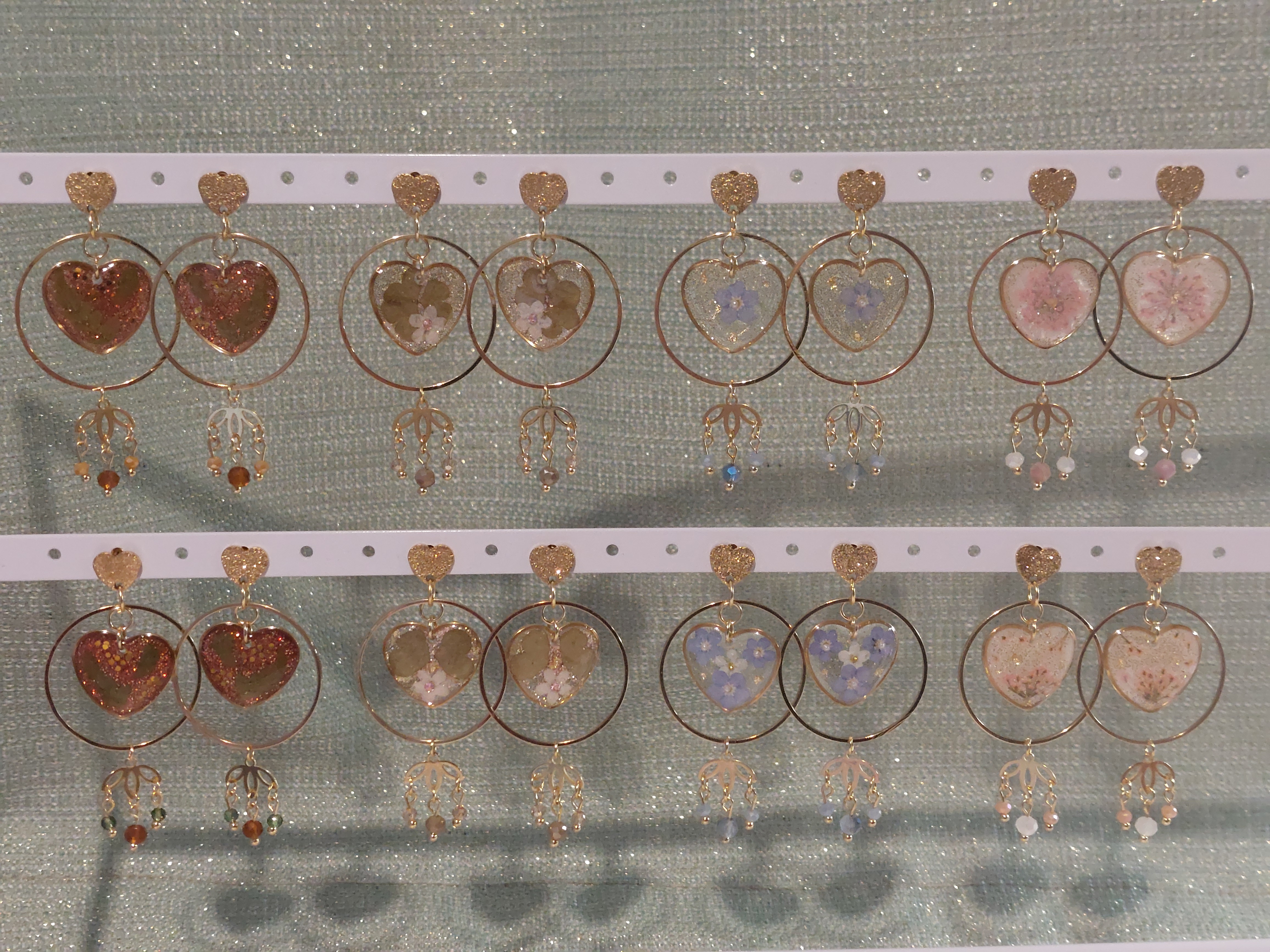 Boucles d'oreilles "Coeur à Coeur"