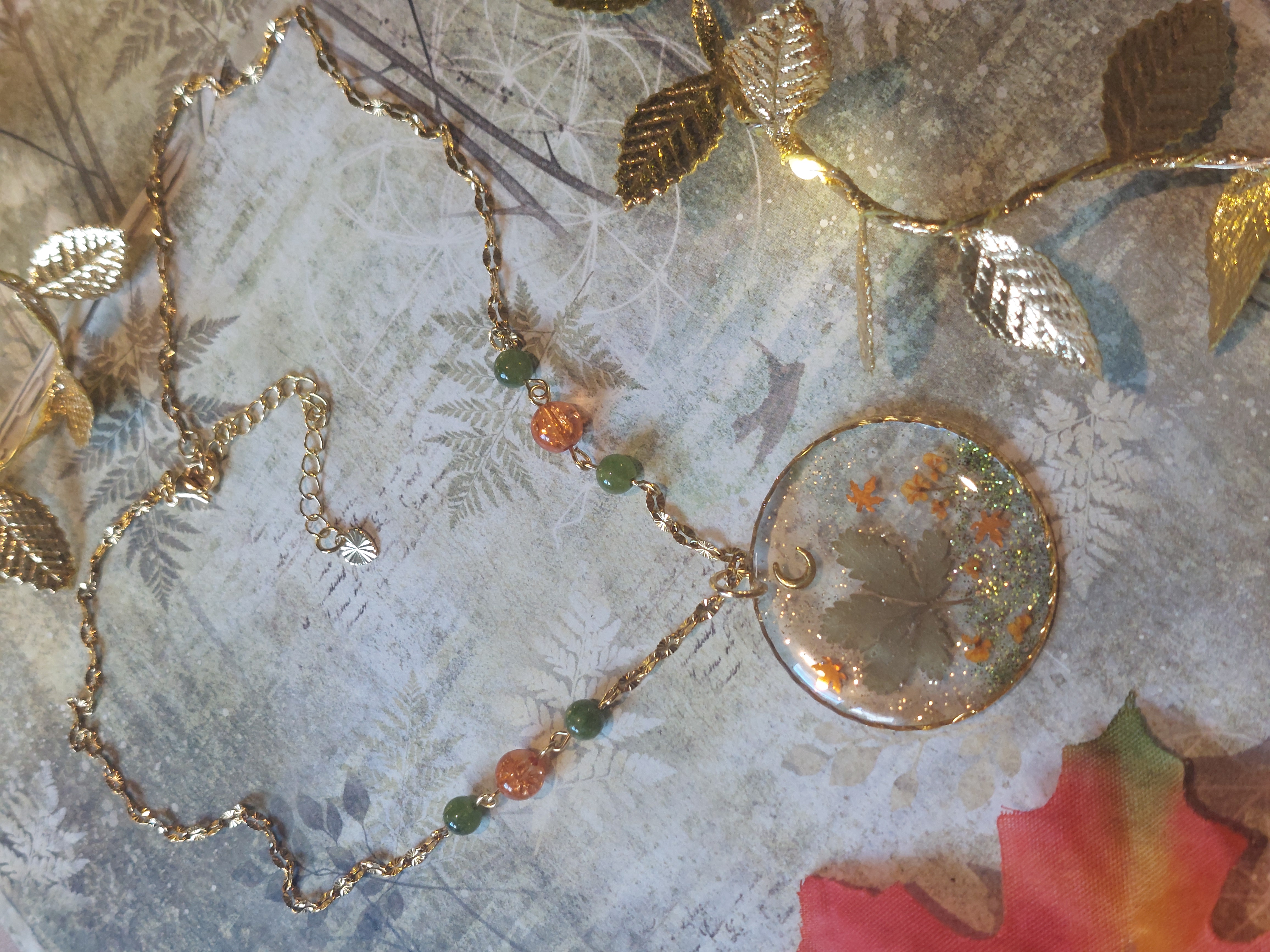 Collier Arbre d'Automne collection "Fall in Love"