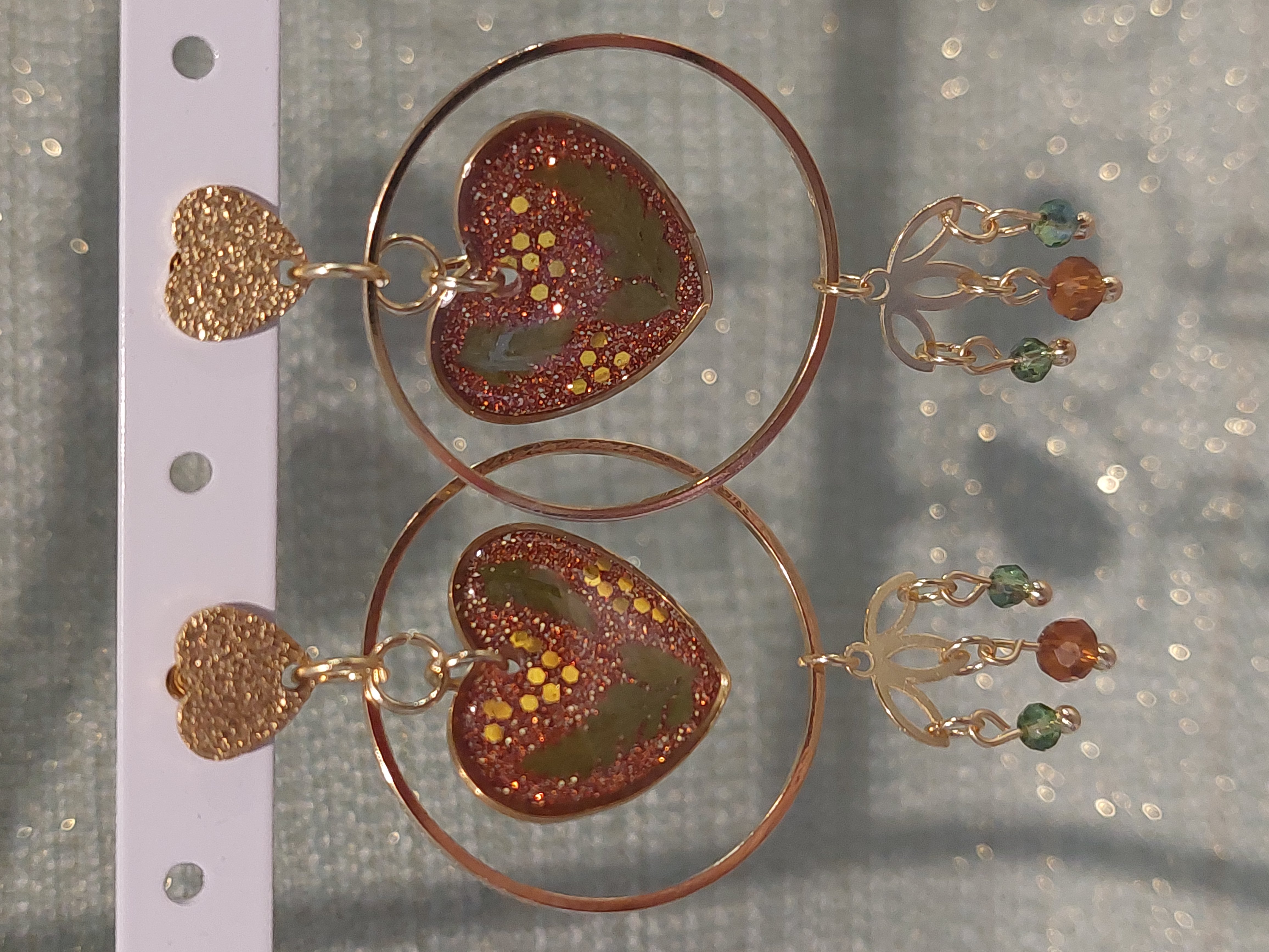 Boucles d'oreilles "Coeur à Coeur"