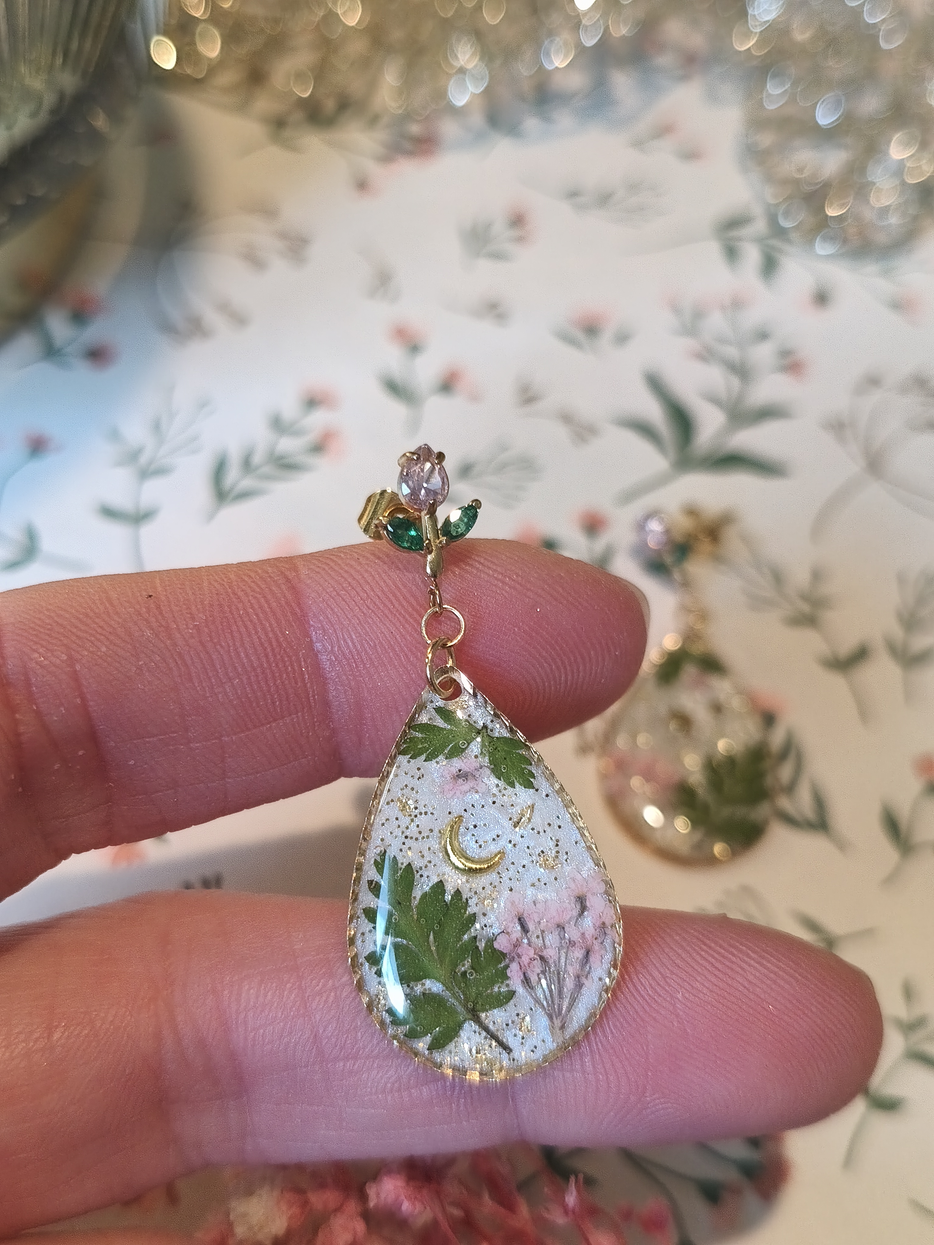 Boucles d'oreilles printanières