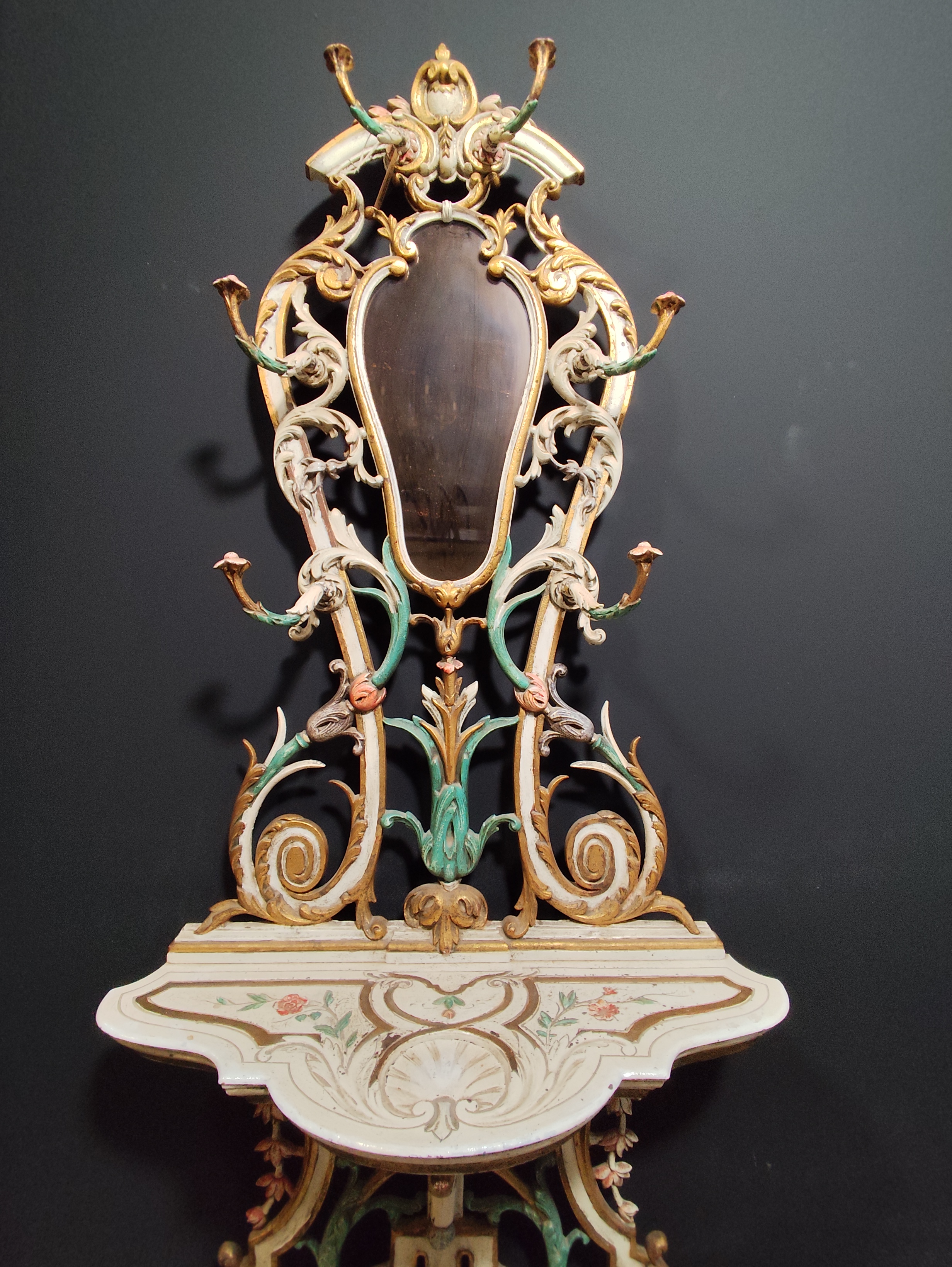 Recibidor de hierro colado