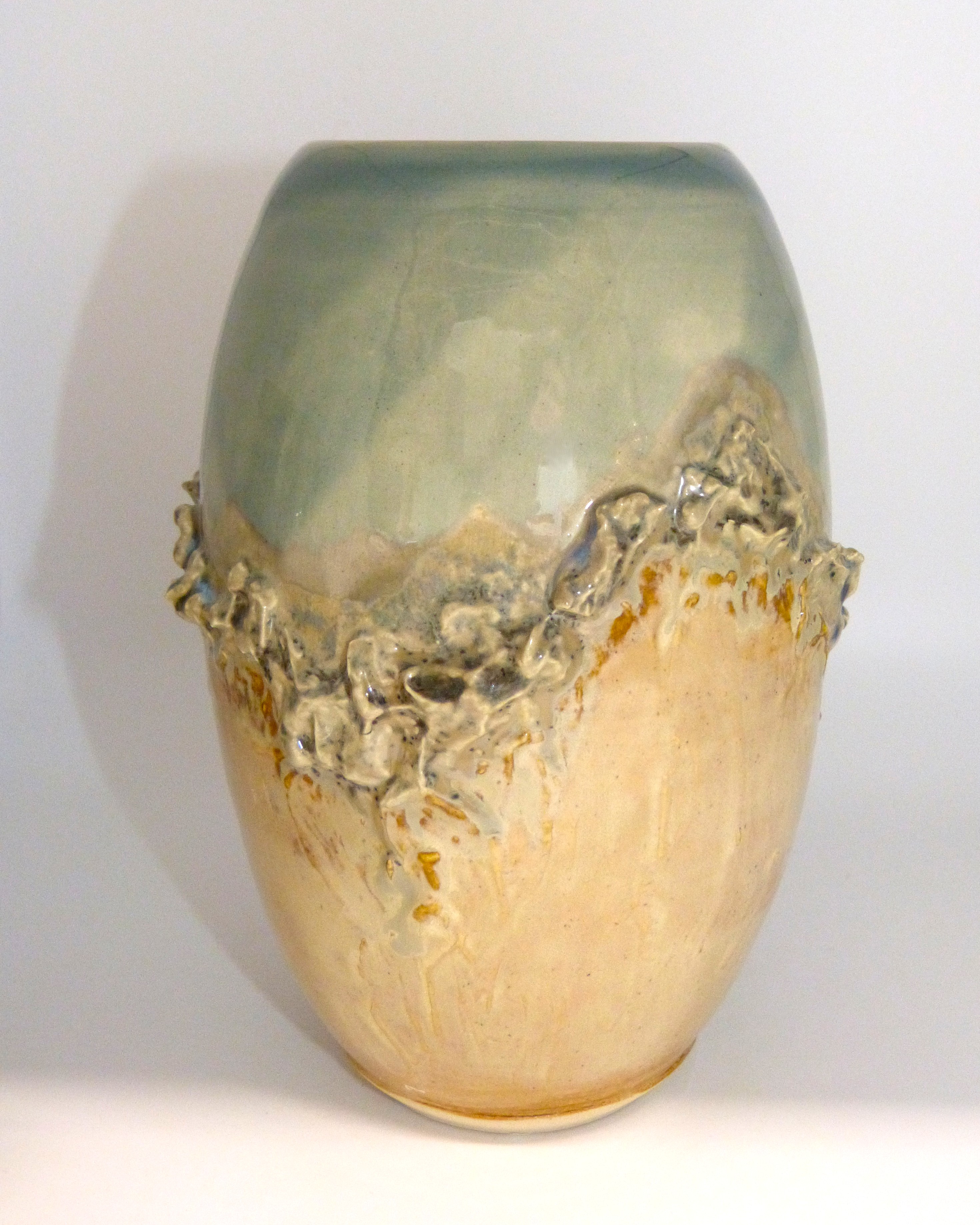 Surf Large Vase #5: Pale Glaze