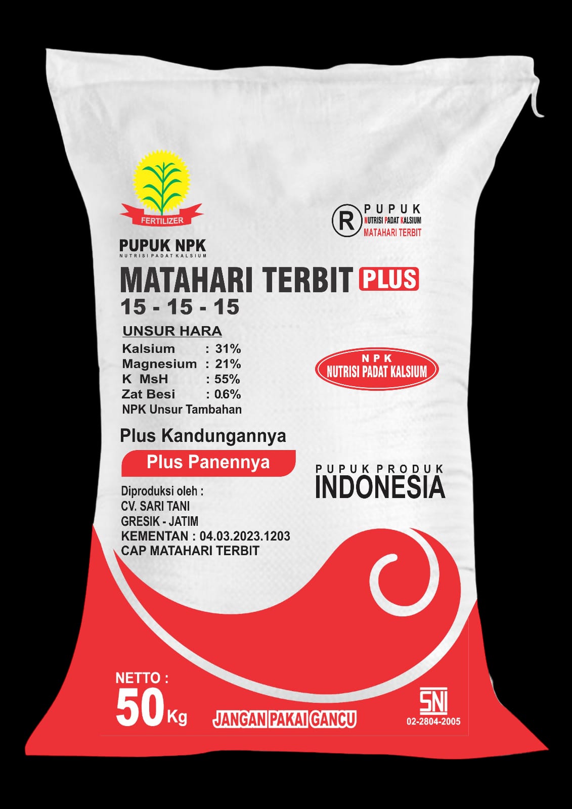 PUPUK MAJEMUK MATAHARI TERBIT MERAH PLUS