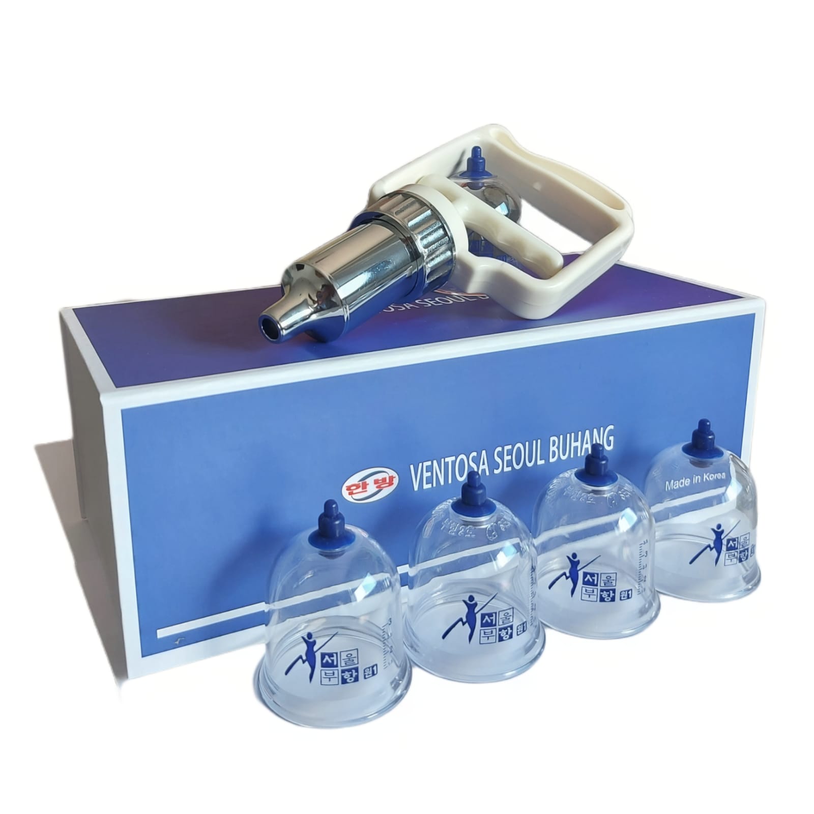 Kit de Ventosa Seoul Buhang com 12 Ventosas Redondas