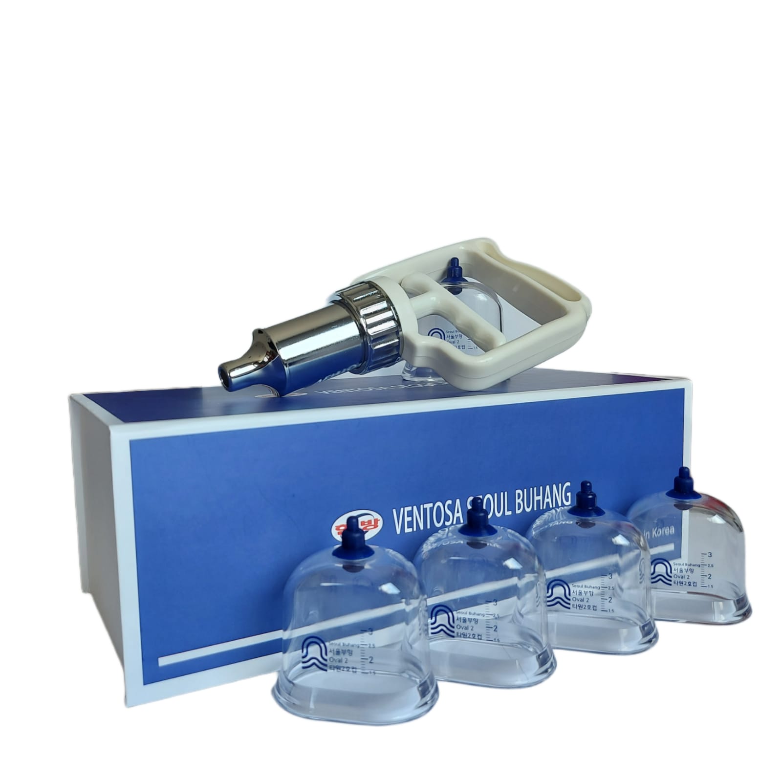 Kit de Ventosas Seoul Buhang com 12 Ventosas Ovais