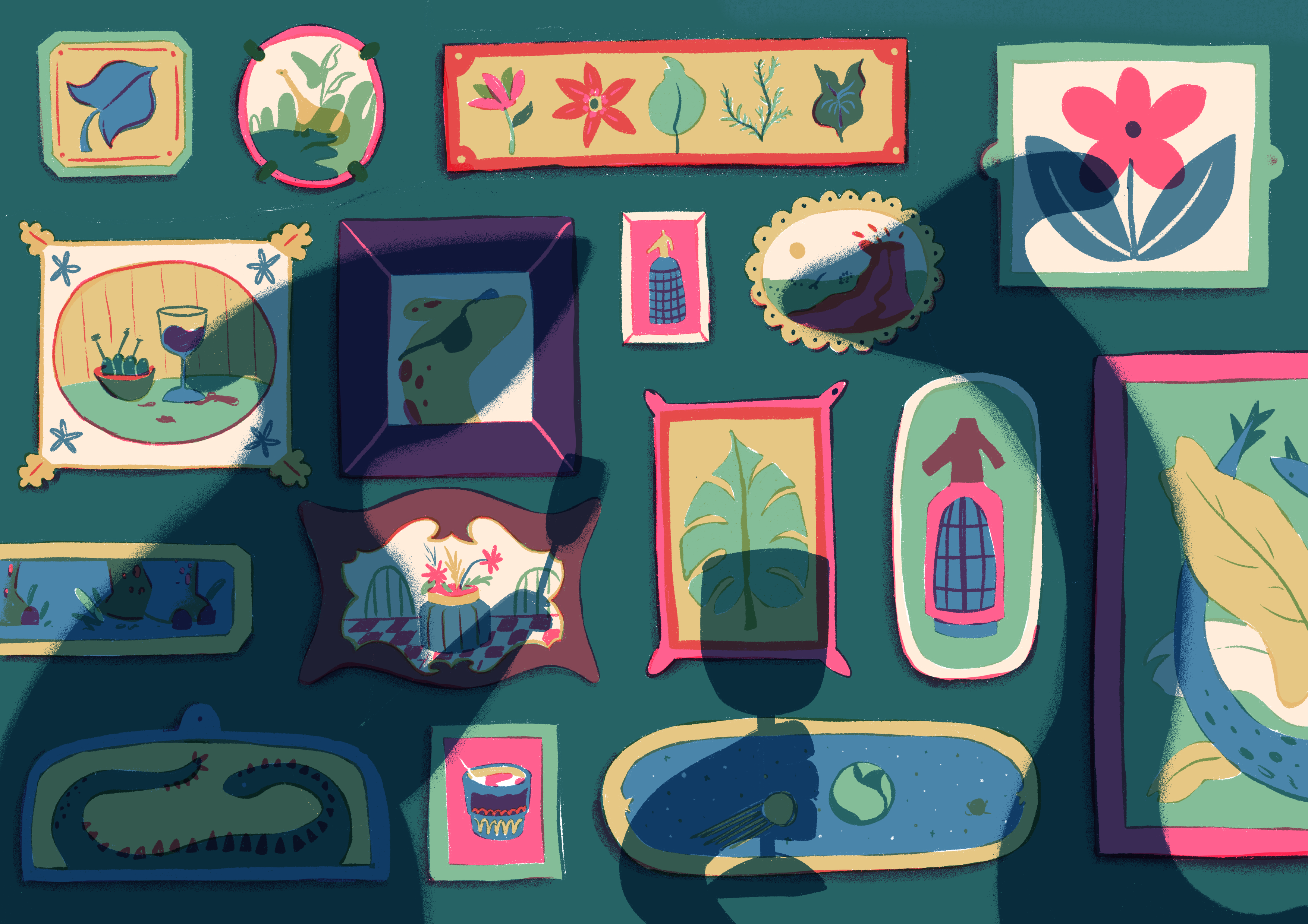 Sifones, dinos y plantas