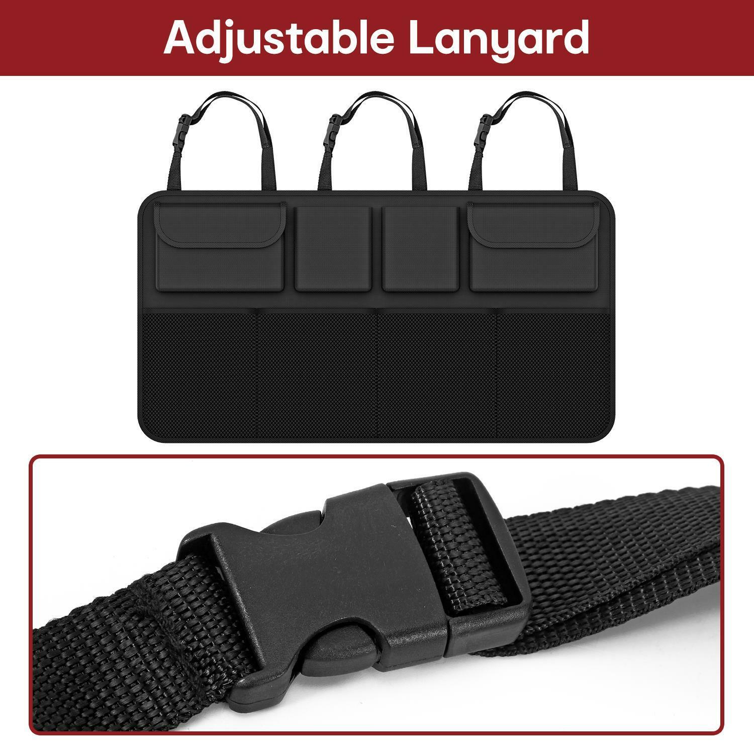 Deluxe Car Boot Storage Bag Multi-Pocket Backseat Hanging Organiser