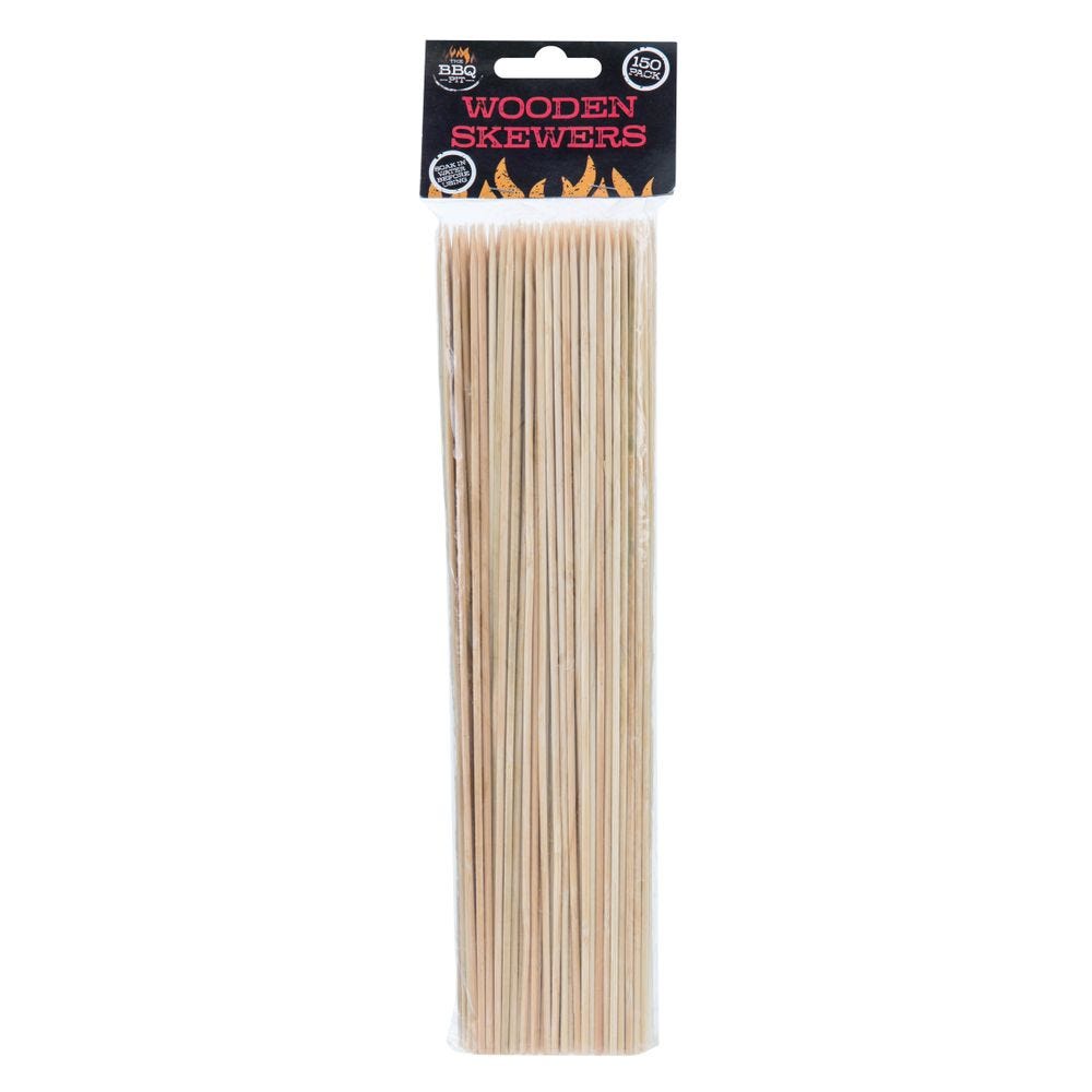 BBQ Wooden Skewers 150 Pack