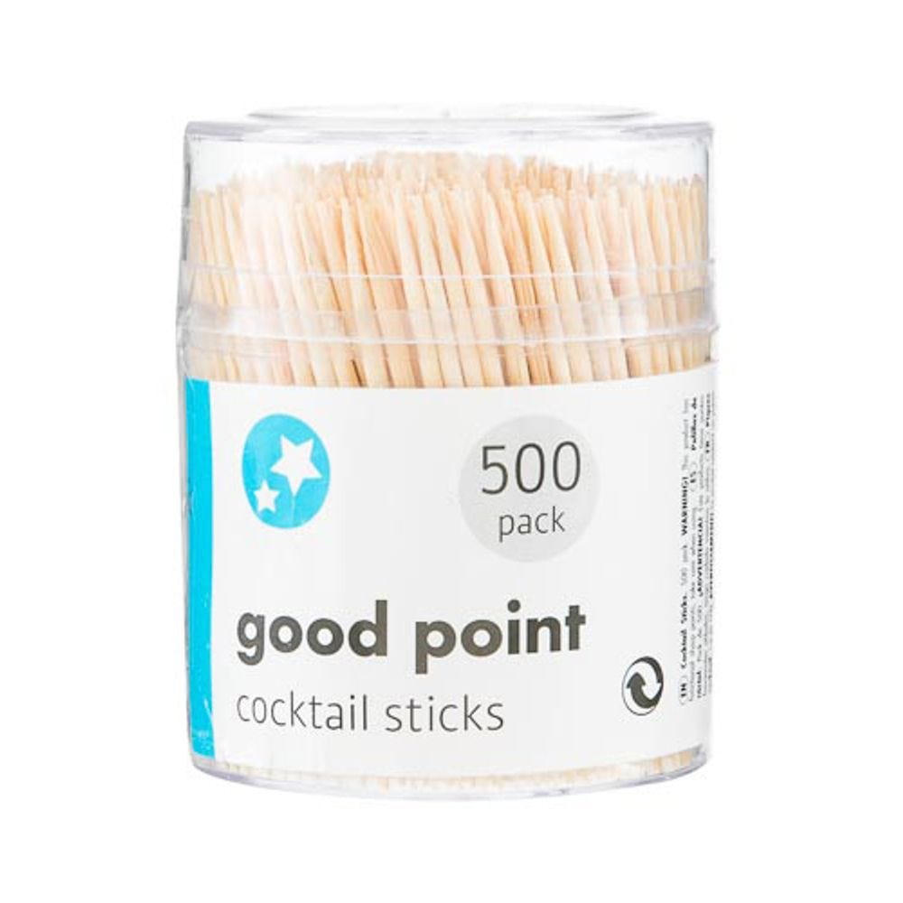 Wooden Cocktail Sticks (Pack of 500)