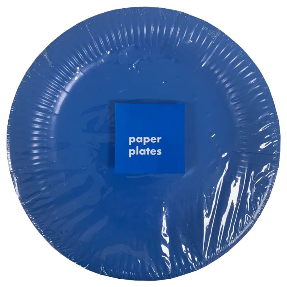 Paper Plates - Blue (Pack of 10)