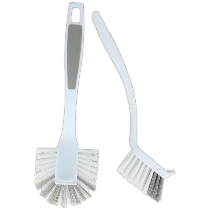 Grip Wash Up Brushes Grey, (2 Pack)