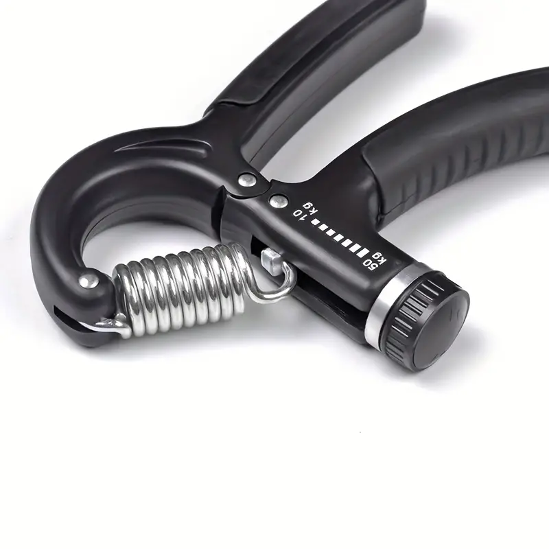 1pc 5-60KG Adjustable Strength Training Equipment For Men And Women, Finger Grip Exerciser, Wrist Strength Trainer, Portable Hand Gripper