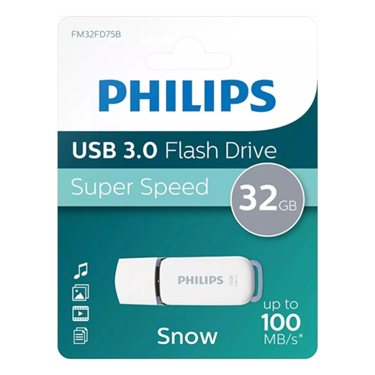 PHILIPS 64/128/256 GB Snow HIGH SPEED USB 3.0 Flash Drive Memory Stick Pen Drive