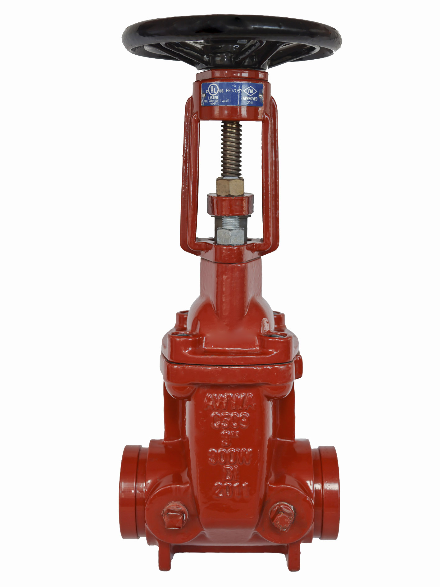 OS&Y GATE VALVE 135Q,  GRV X  GRV, 300PSİ