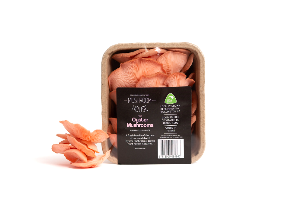 Pink Oyster Mushrooms 250g tray