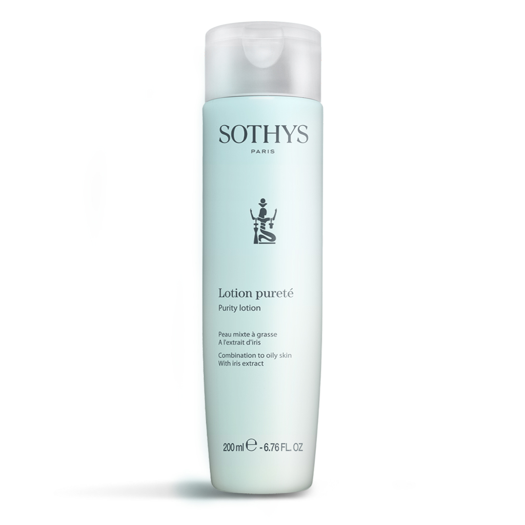 Sothys Purity Losjonas – Mišriai ir Riebiai Odai, Irisų Ekstraktas, 200ml