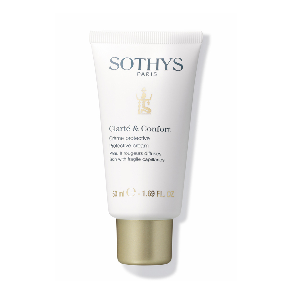 Sothys Apsauginis kremas odai su išsiplėtusiais kapiliarais 50ml – nuo paraudimų, kuperozei, rožinei, jautriai odai, kapiliarų stiprinimui, komfortui