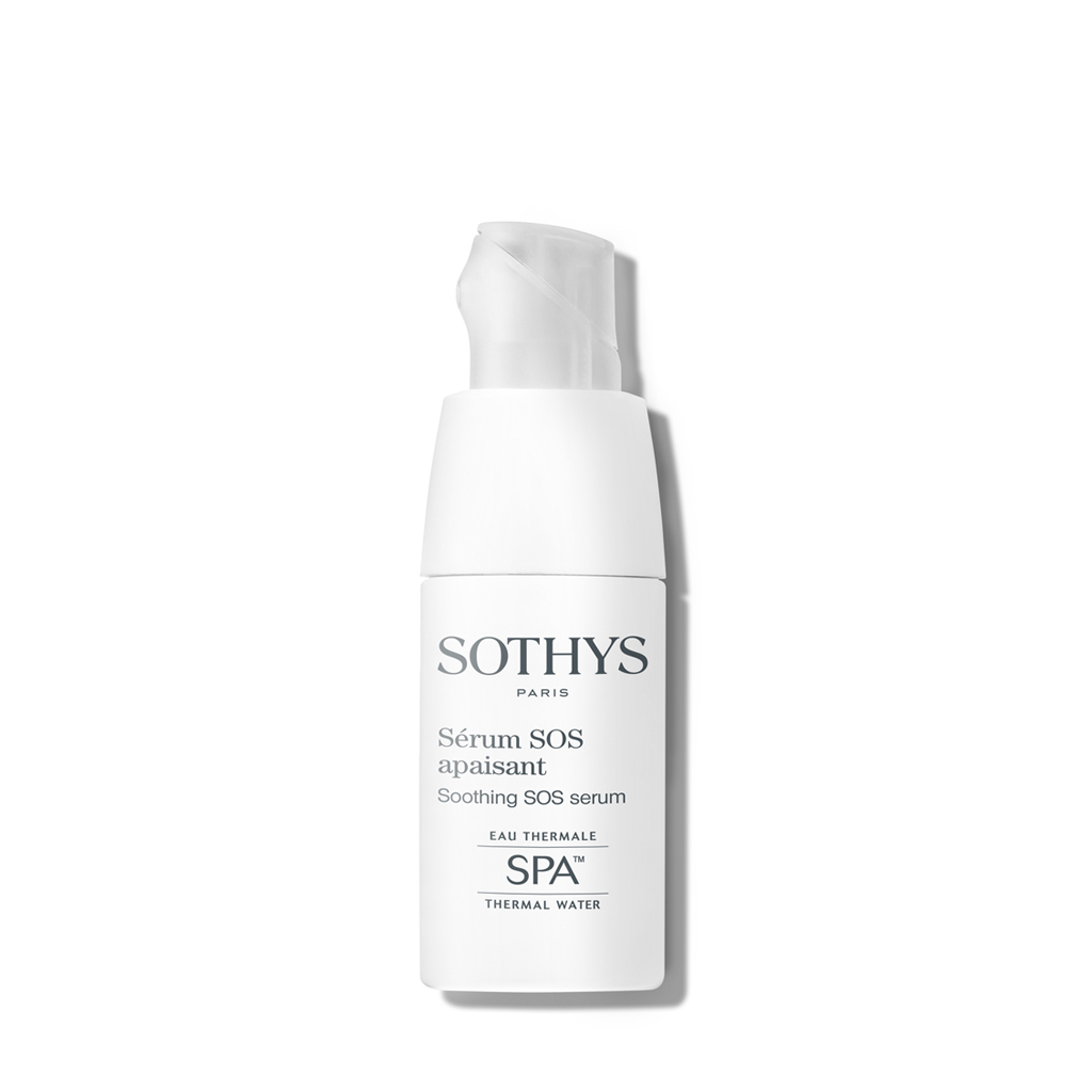Sothys Spa Raminamasis SOS serumas 20ml – jautriai, reaktyviai odai, skubi pagalba, nuo paraudimų, dirginimui, intensyviam raminimui
