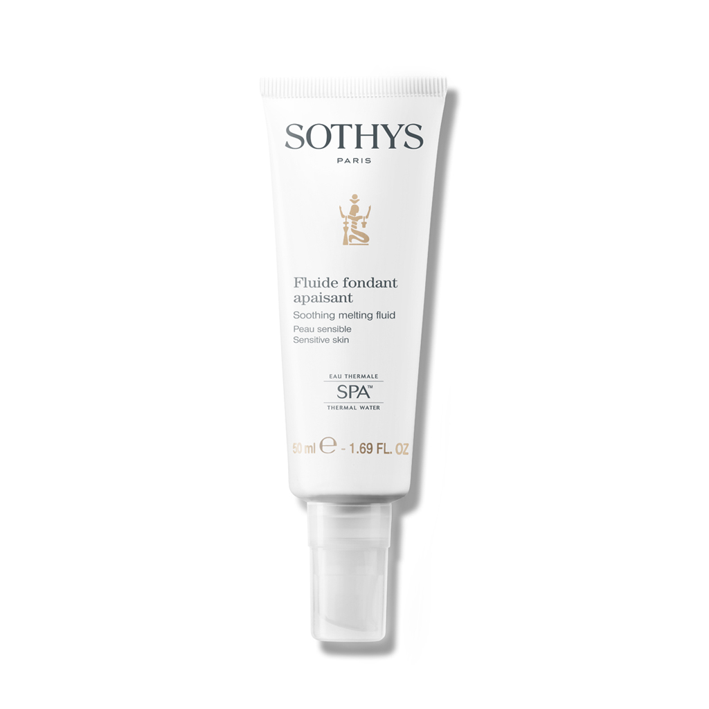 Sothys Spa Raminamasis greitai įsigeriantis fluidas 50ml – jautriai odai, lengva tekstūra, drėkinantis, nuo paraudimų, gaivinantis, komfortas