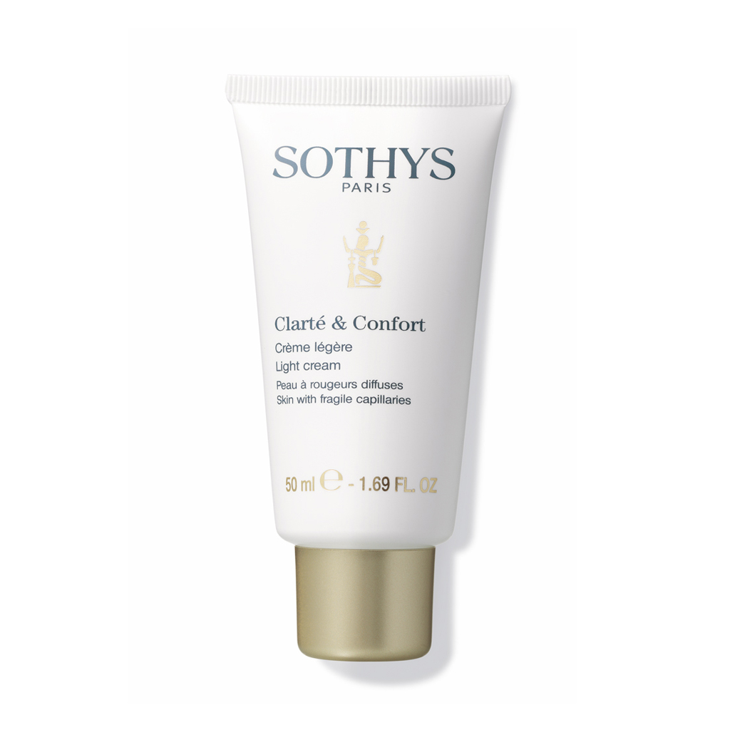 Sothys Lengvas kremas odai su išsiplėtusiais kapiliarais 50ml – nuo raudonio, jautriai odai, raminantis, kapiliarų stiprinimui, lengva tekstūra