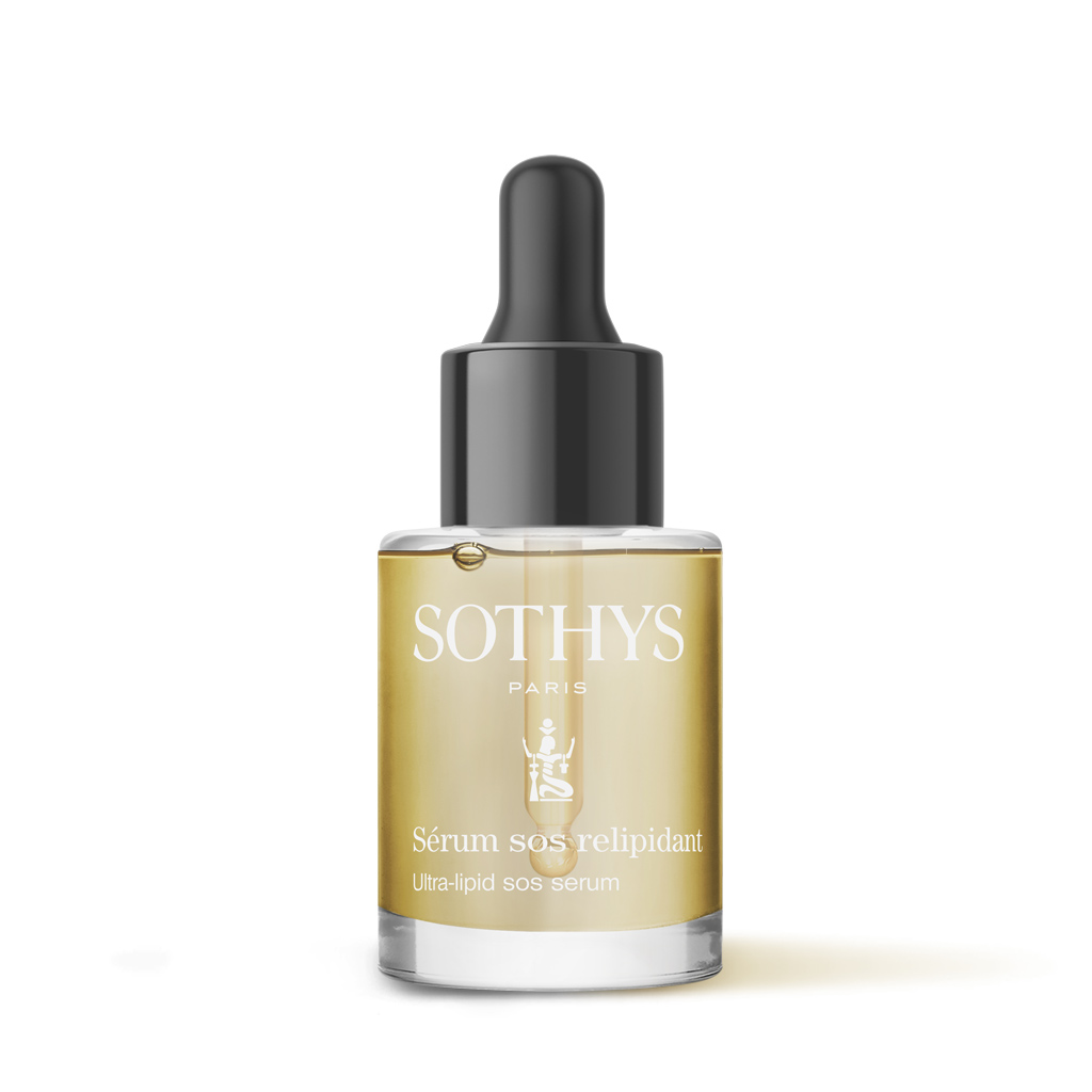 Sothys Ultralipidinis serumas sausai odai 30ml – intensyviam lipidų atkūrimui, giliam maitinimui, barjero atstatymui, komfortui