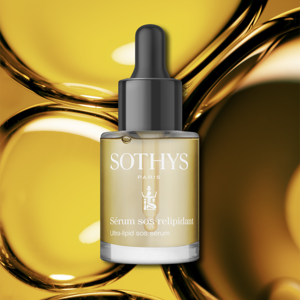 Sothys Ultralipidinis serumas sausai odai 30ml – intensyviam lipidų atkūrimui, giliam maitinimui, barjero atstatymui, komfortui