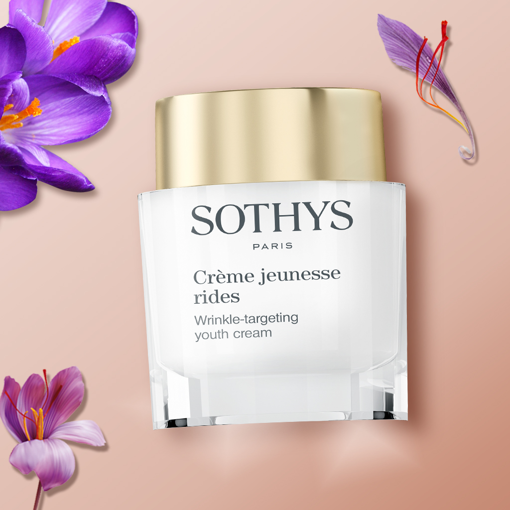 Sothys Raukšles veikiantis jaunystės kremas 50ml – intensyviam raukšlių lyginimui, odos stangrinimui ir visapusiam atjauninimui, giliai maitinantis