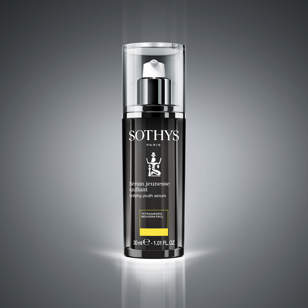 Sothys Veido spalvą vienodinantis jaunystės serumas 30ml – nuo raukšlių, pigmentinių dėmių ir odos spindesiui, anti-aging, skaistinantis