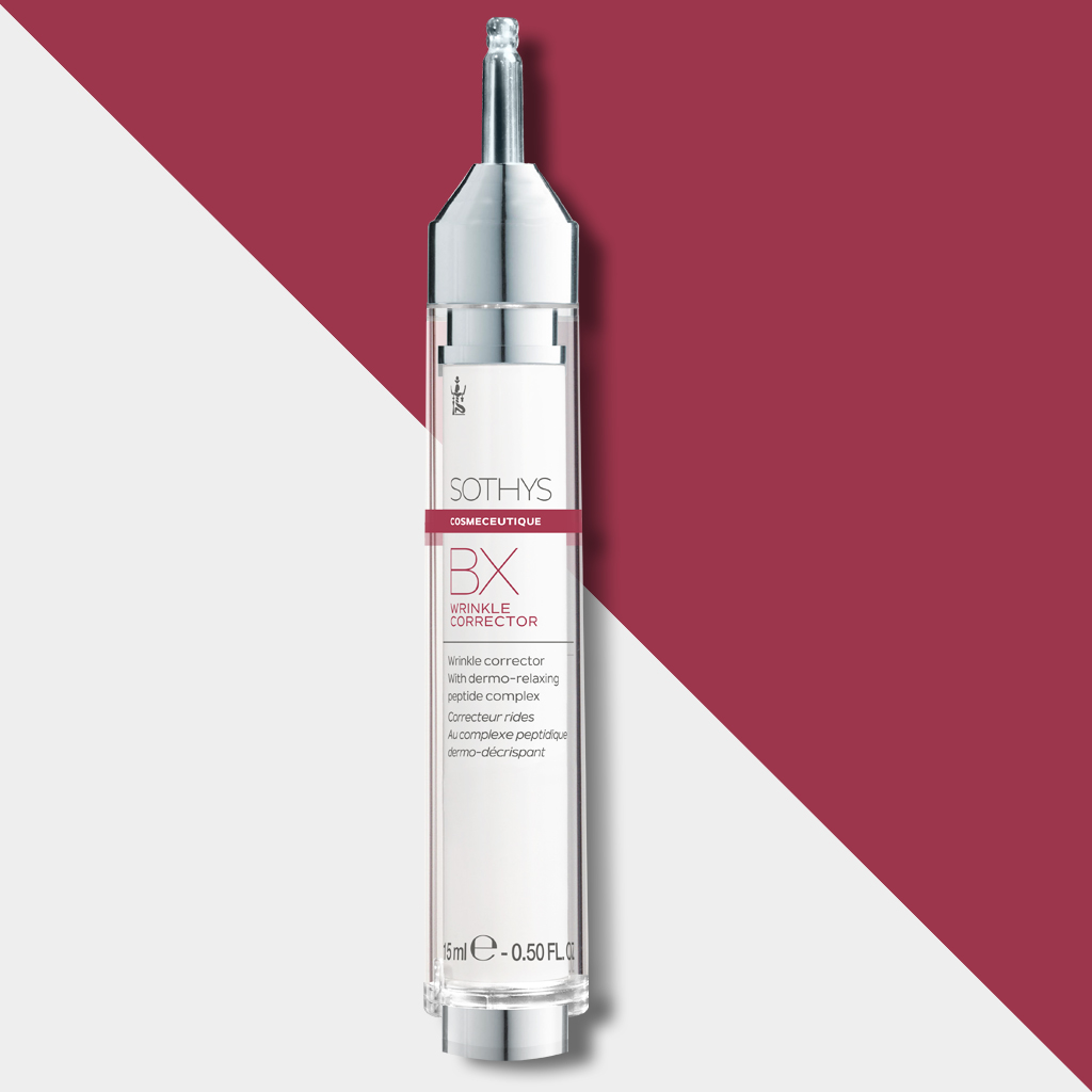 Sothys BX raukšlių korektorius 15ml – su dermo-atpalaiduojančiu peptidų kompleksu, tikslinė priemonė mimikos raukšlėms lyginti, express efektas, anti-aging
