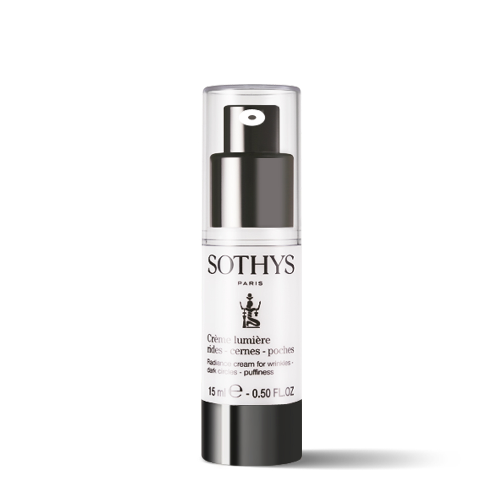Sothys Švytėjimo suteikiantis paakių kremas 15ml – nuo raukšlių, tamsių ratilų ir paburkimų, visapusė anti-aging priežiūra