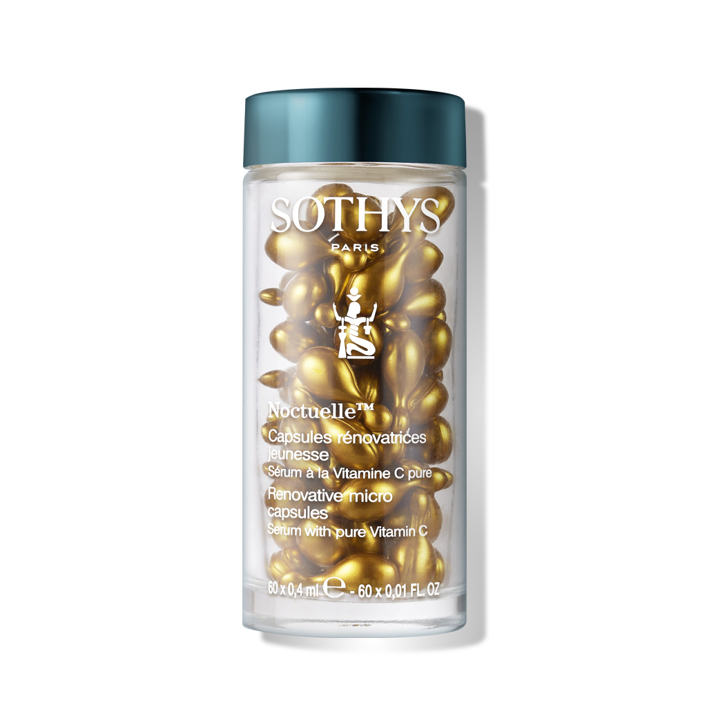 Sothys gryno vitamino C serumo mikrokapsulės – veido odos skaistinimui, atnaujinimui ir antioksidacinei apsaugai 60 x 0,4 ml