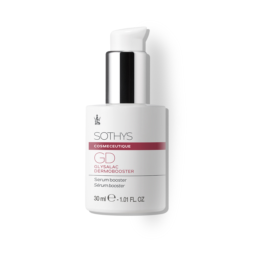 Sothys GD Glysalac Dermobooster, Odos Priežiūros Stiprinimas, Glikolio Rūgštis, Salicilo Rūgštis, AHA, BHA, Serumas, Poringai Odai, Spuogams, Raukšlėms, Skaistinantis, 30ml