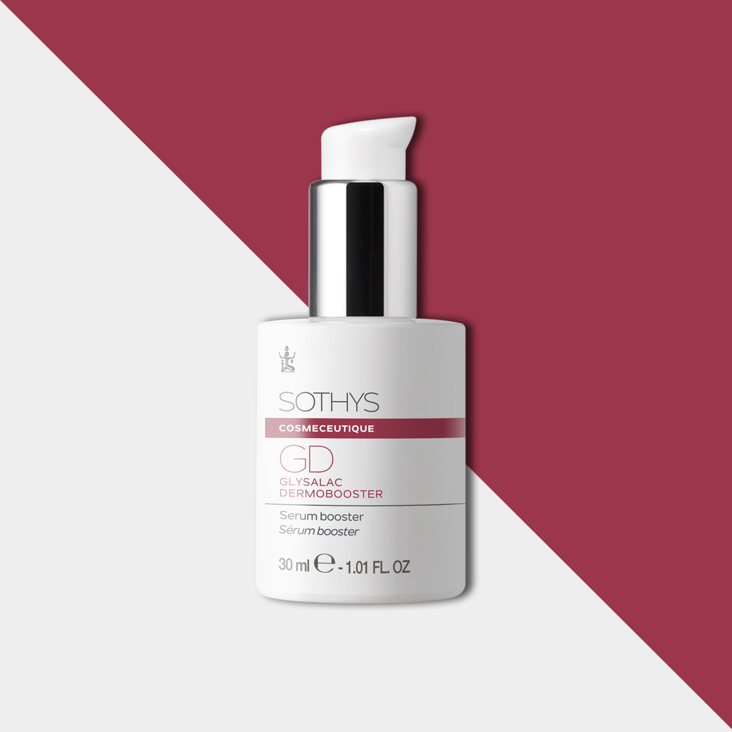 Sothys GD Glysalac Dermobooster, Odos Priežiūros Stiprinimas, Glikolio Rūgštis, Salicilo Rūgštis, AHA, BHA, Serumas, Poringai Odai, Spuogams, Raukšlėms, Skaistinantis, 30ml