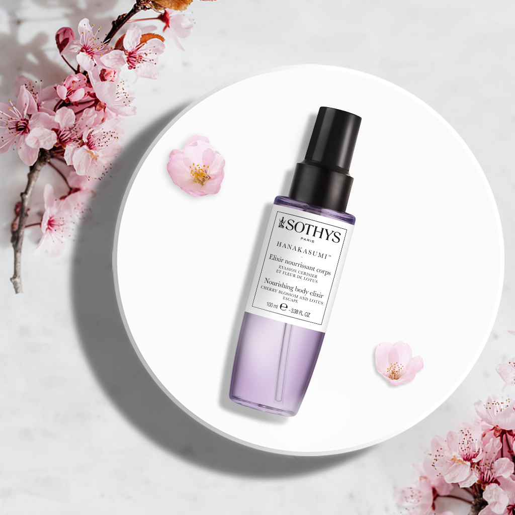 Sothys Maitinamasis Kūno Eliksyras 100ml – Vyšnių Žiedų ir Lotoso Kvapas, Gilus Maitinimas ir Prabanga