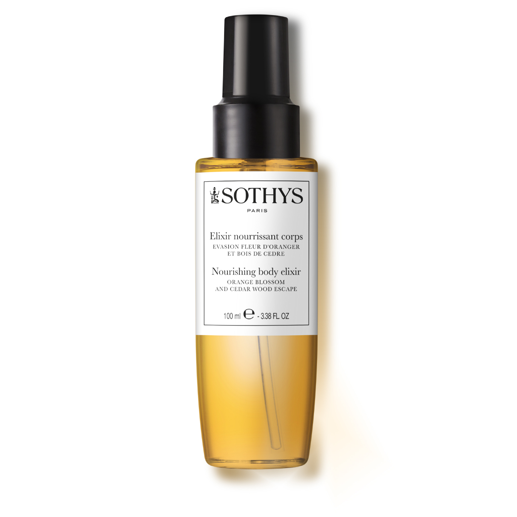 Sothys Maitinamasis Kūno Eliksyras 100ml – Apelsinmedžio Žiedų ir Kedrų Aromatas, Prabanga ir Švytėjimas