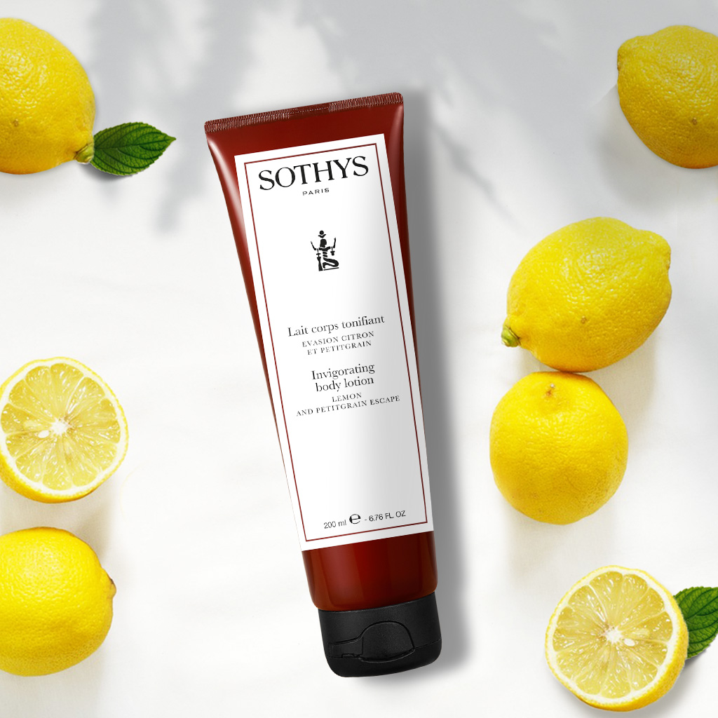 Sothys Jėgų Suteikiantis Kūno Losjonas 200ml – Citrinų ir Apelsinų Aromatas, Gaiva ir Drėkinimas