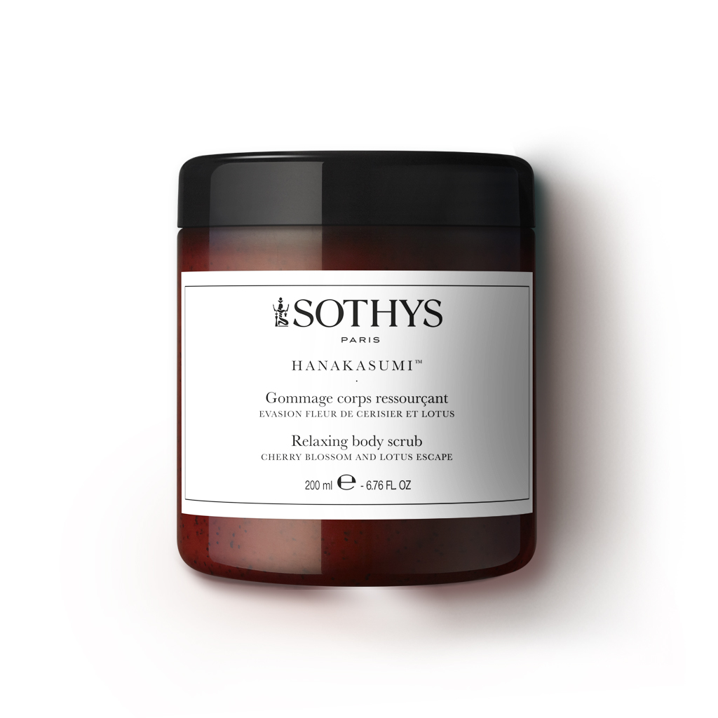 Sothys Atpalaiduojamasis Kūno Šveitiklis 200ml – Vyšnių Žiedų ir Lotoso Aromatas, Švelninimas