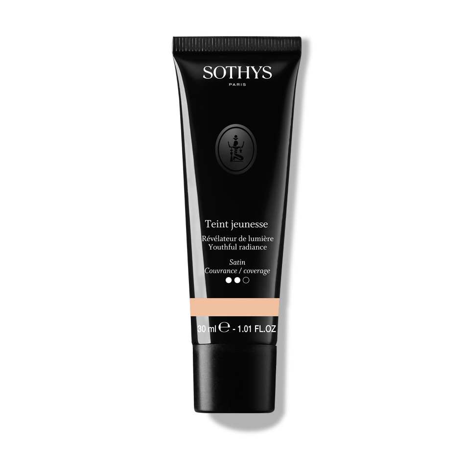 Sothys Jaunystės Švytėjimo Makiažo Pagrindas – C20 Sable, Anti-Aging, Švytintis, Ilgalaikis, Drėkinantis, 30ml