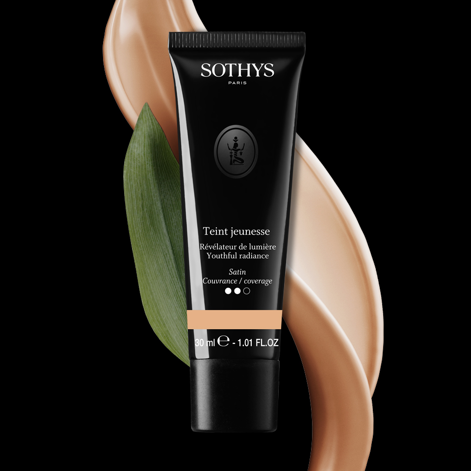 Sothys Jaunystės Švytėjimo Makiažo Pagrindas – N10 Beige, Anti-Aging, Švytintis, Ilgalaikis, Drėkinantis, 30ml