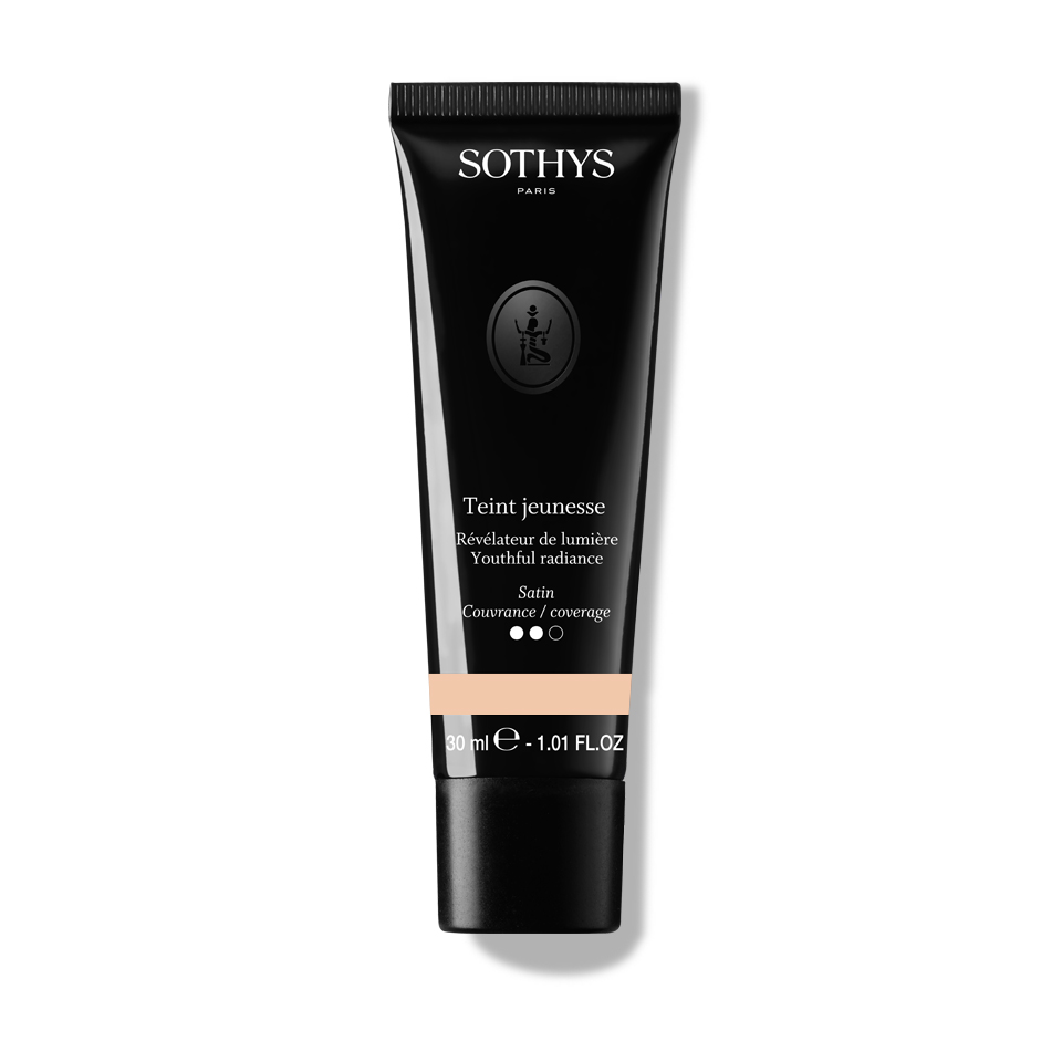 Sothys Jaunystės Švytėjimo Makiažo Pagrindas – W10 Ivoire, Anti-Aging, Švytintis, Ilgalaikis, Drėkinantis, 30ml