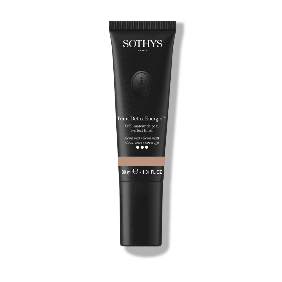 Sothys Detox Energie Makiažo Pagrindas – C30 Pêche, Ilgalaikis, Anti-tarša, Natūralus, Švytintis, 30ml
