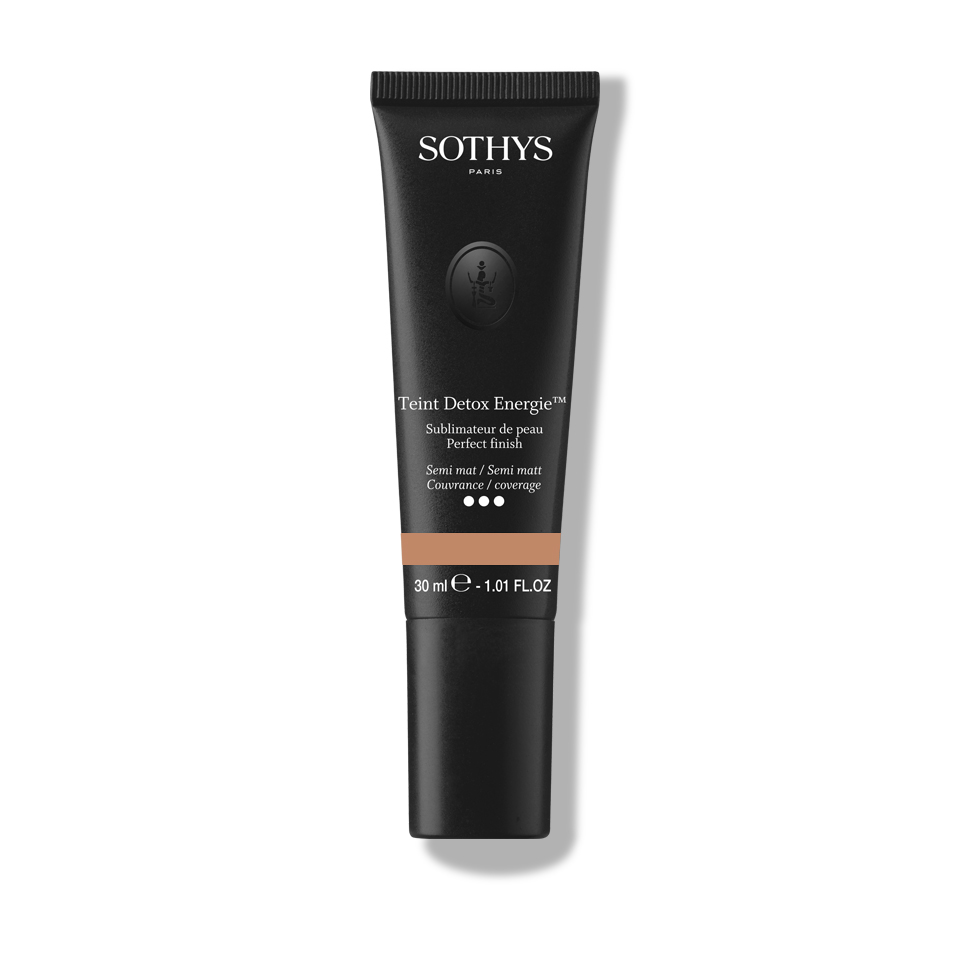 Sothys Detox Energie Makiažo Pagrindas – C40 Caramel, Ilgalaikis, Anti-tarša, Natūralus, Švytintis, 30ml