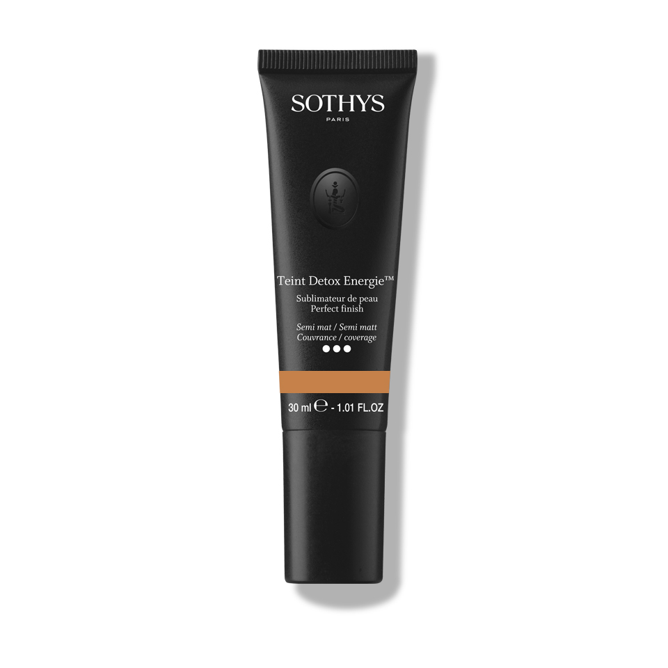 Sothys Detox Energie Makiažo Pagrindas – W20 Miel, Ilgalaikis, Anti-tarša, Natūralus, Švytintis, 30ml