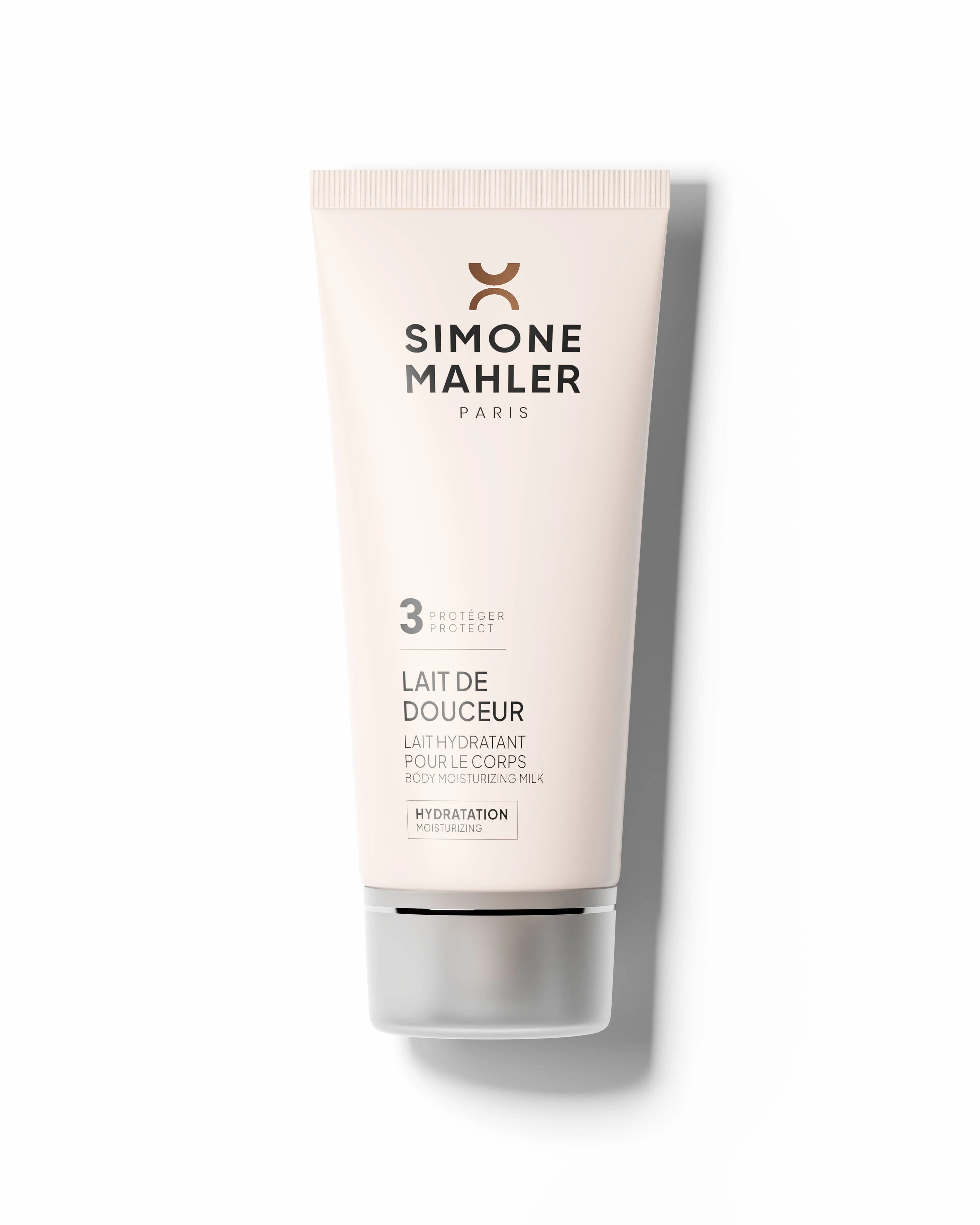 Drėkinamasis Kūno Pienelis Sausai ir Jautriai Odai – Simone Mahler 150ml