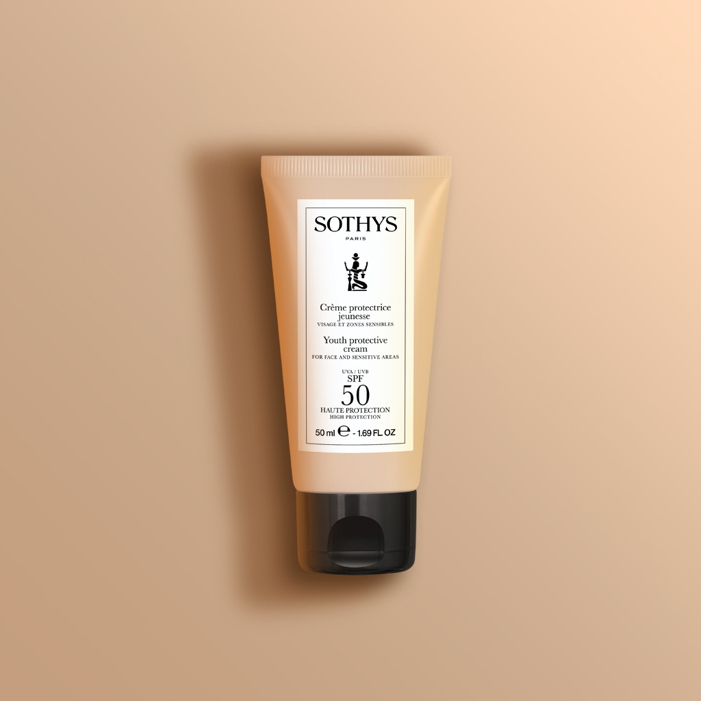 Sothys SPF50 Apsauginis Fluidas Jautrioms Sritims 50ml – Ypatinga Apsauga Švelniausioms Jūsų Odos Vietoms