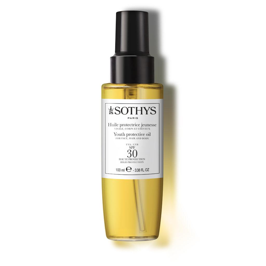 Sothys Apsauginis Jaunystės Aliejus SPF30 100ml – Prabangi Apsauga ir Jaunatviškas Spindesys Jūsų Odai